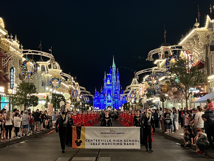Orlando Magic Kingdom High School Band Performance