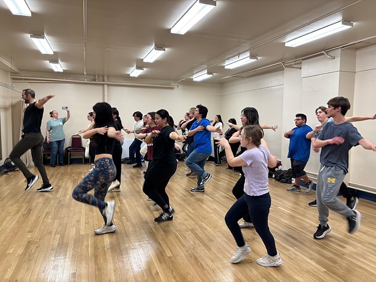 New York City Clark High School Choir Dance Workshop