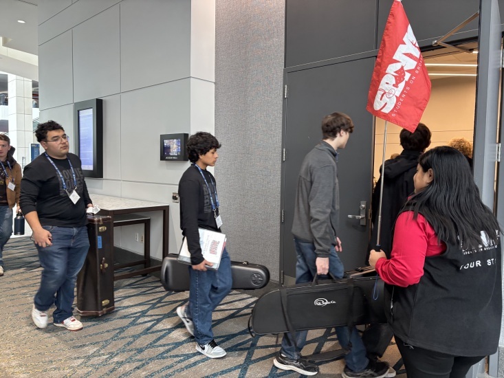 Chicago Midwest Clinic Bowie High School Band Rehearsal