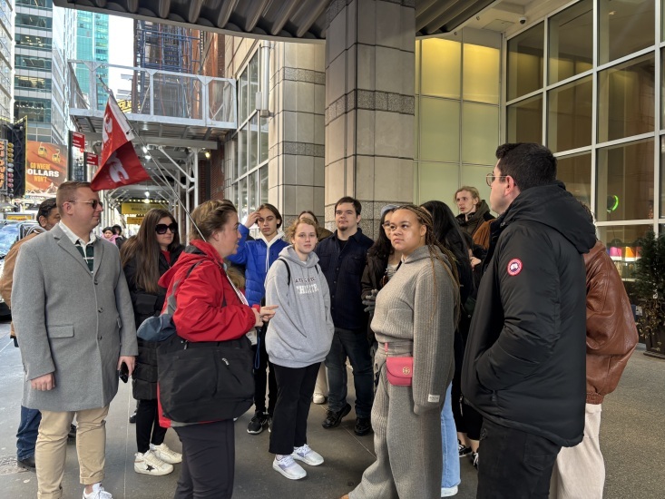 New York City Tates Creek High School Theatre Group Travel Tour