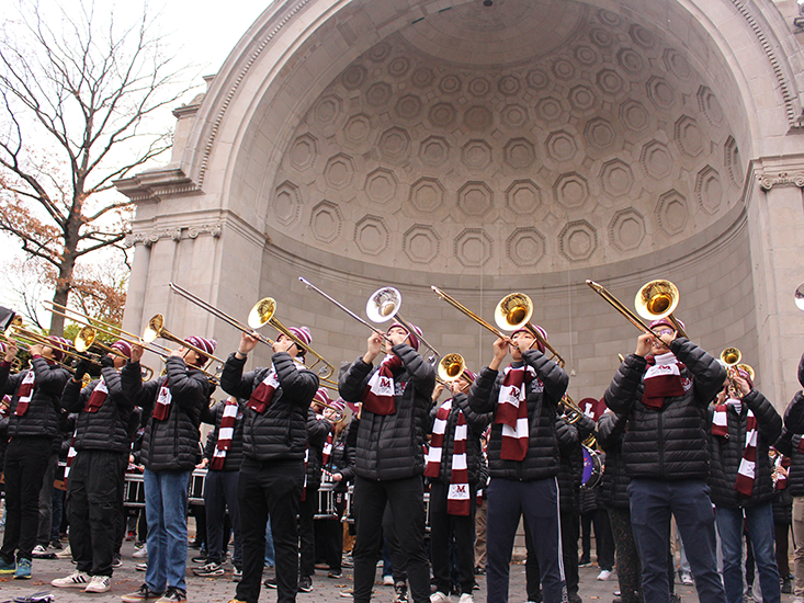 New York City High School Band Rehearsal in Central Park