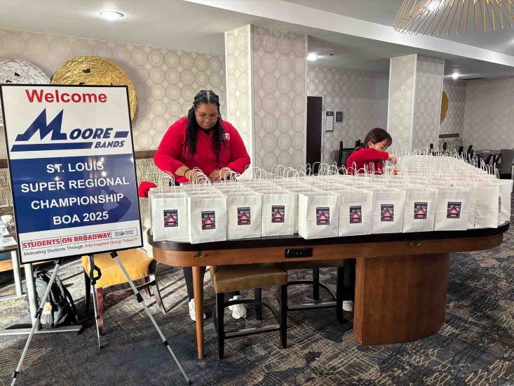 St. Louis Moore Bands of America Hotel Welcome