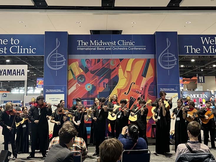 Chicago Midwest Clinic High School Band Rehearsal