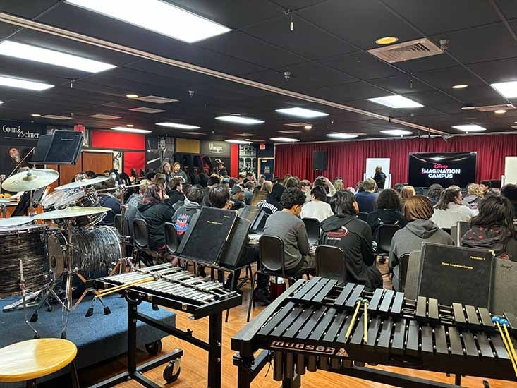 Orlando High School Band Rehearsal
