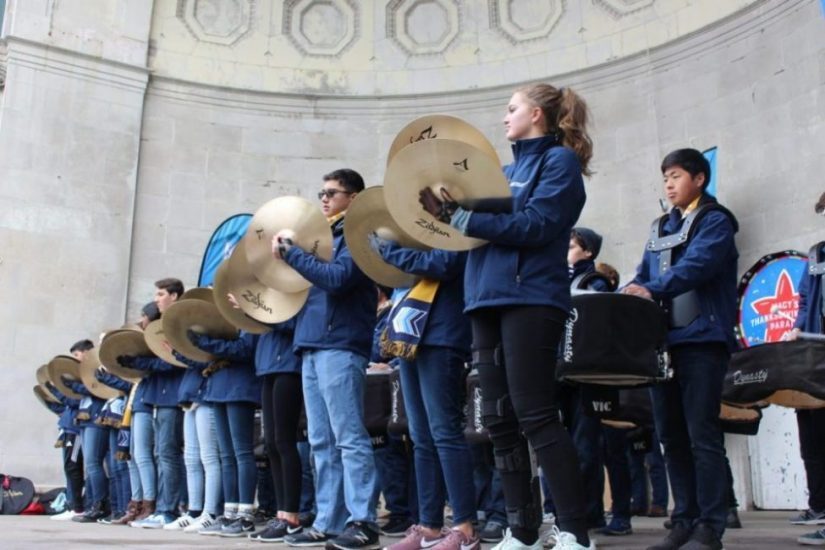 New York City Central Park Macy's High School Band Rehearsal