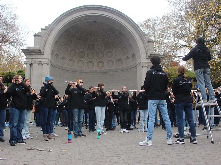 New York City High School Band Central Park Performance
