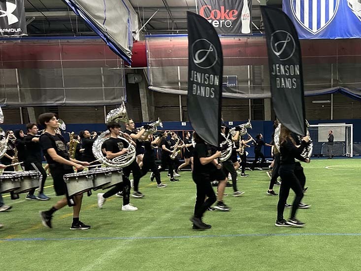New York City High School Band Rehearsal