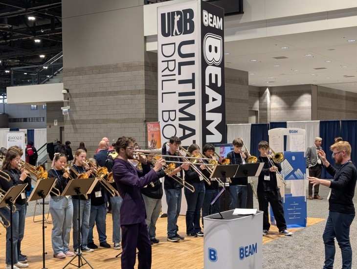 Chicago Midwest Clinic Bowie High School Band Rehearsal