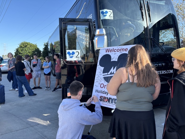 Orlando Moore High School Band Disney Bus Tour Welcome