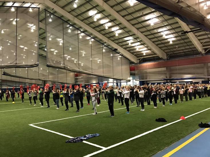 New York City High School Band  Rehearsal