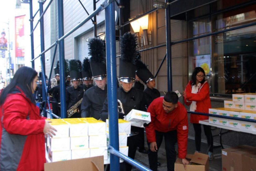 New York City Macy's Thanksgiving High School Band Performance