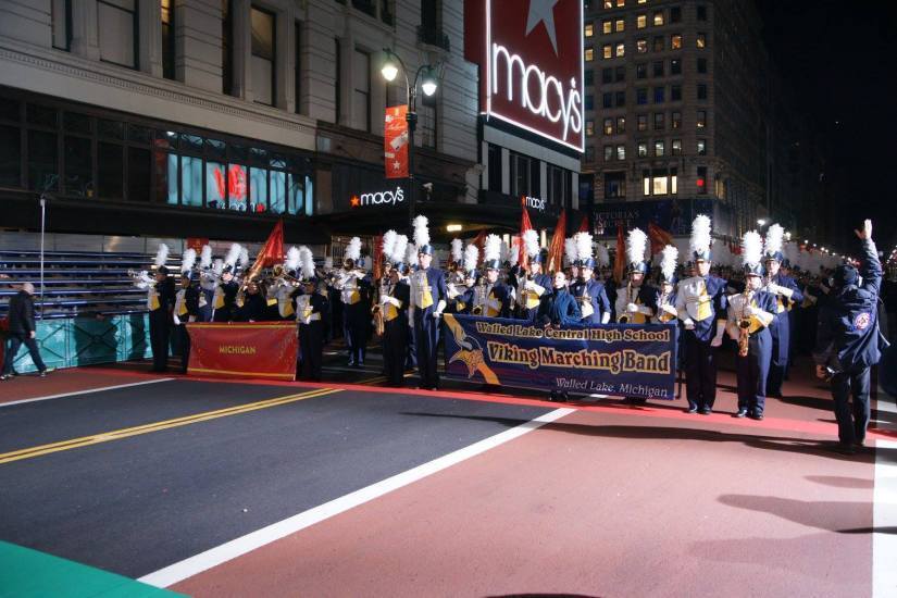 New York City Macy's Thanksgiving Pre-Parade-Rehearsal