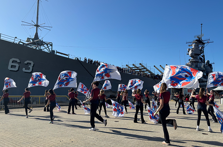 USS Missouri Band Performance